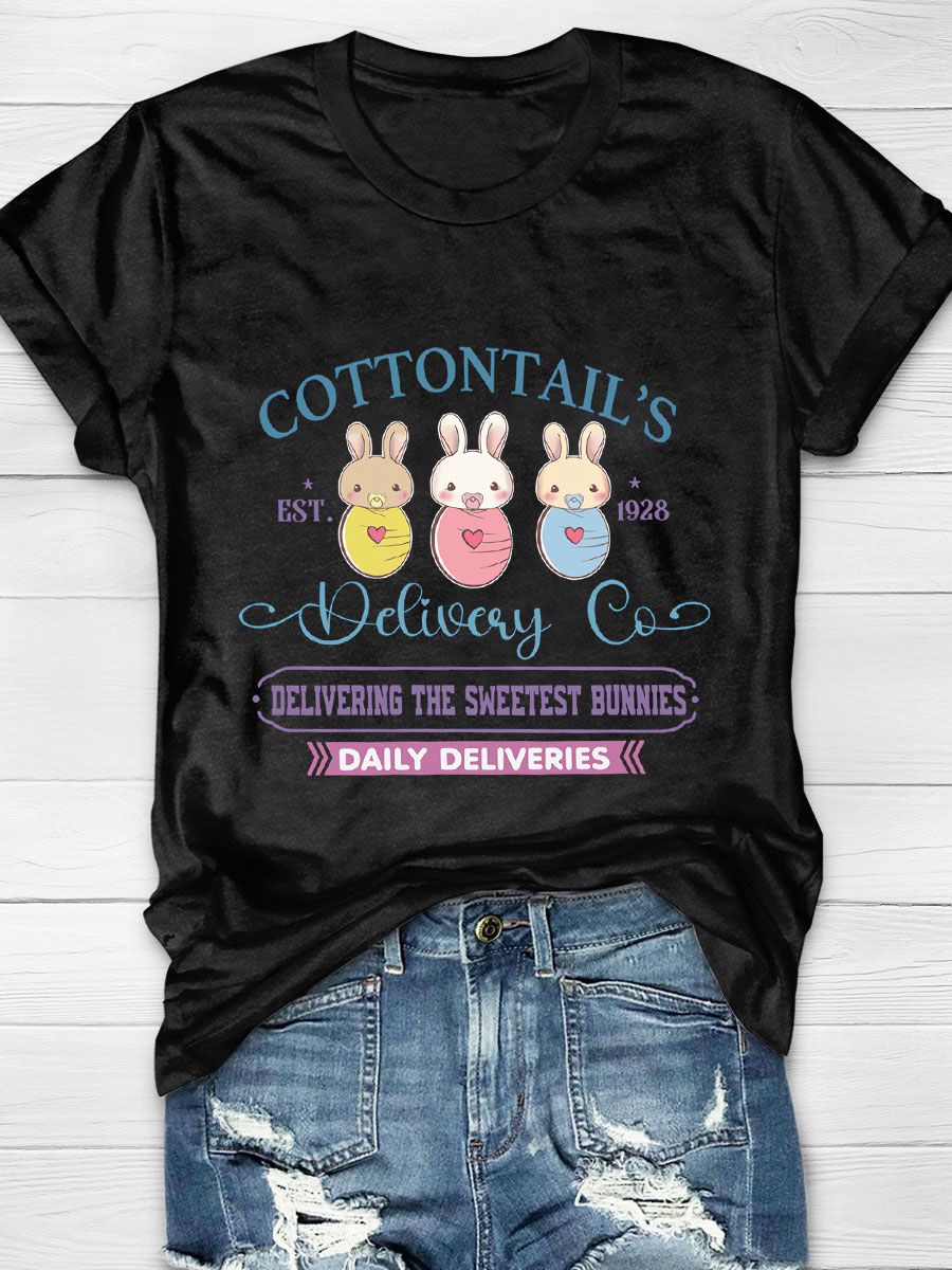 Cottontail's Delivery Co Nurse T-Shirt
