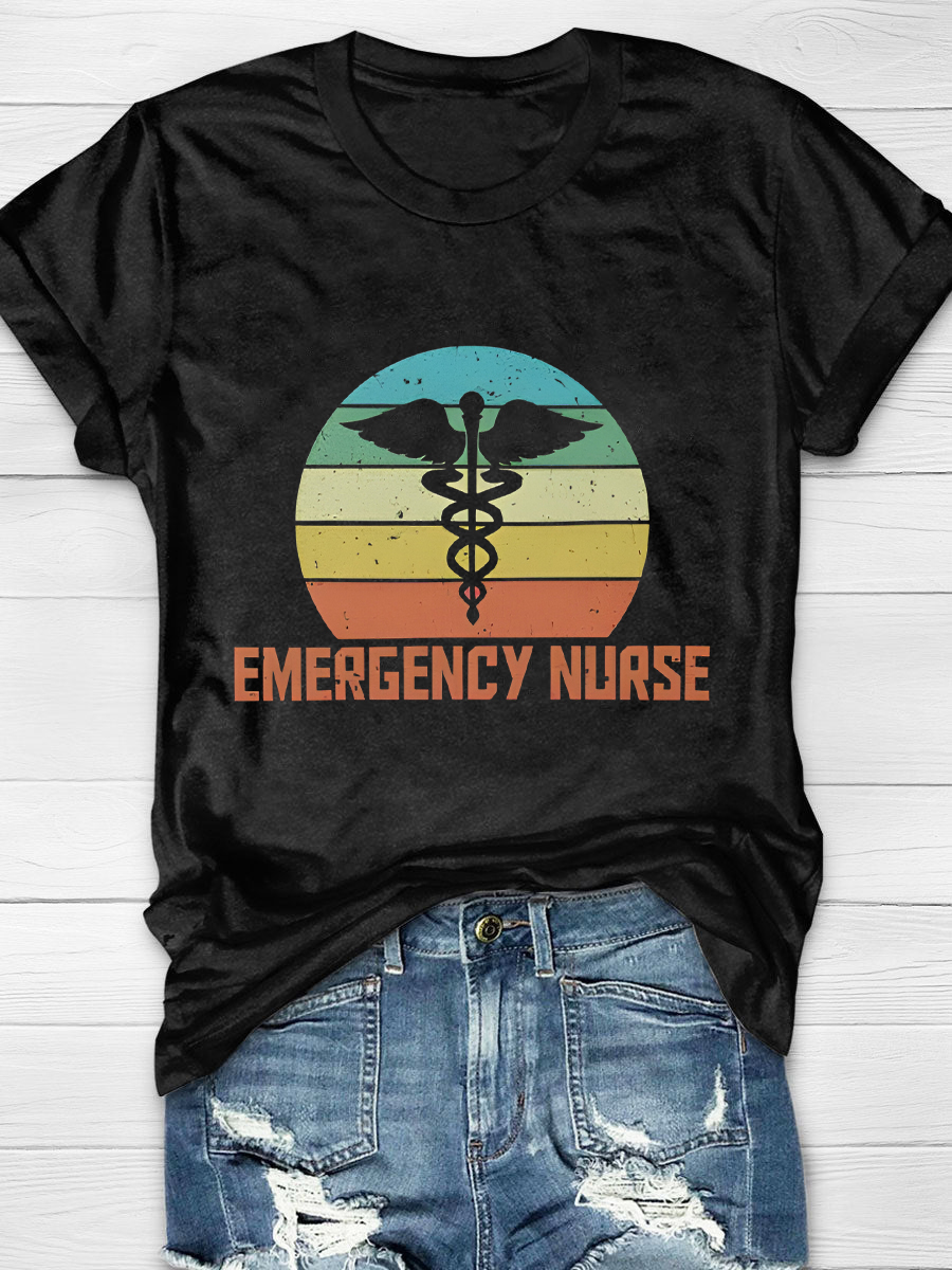 Emergency Nurse ED Tech ER Heros Essential T-Shirt