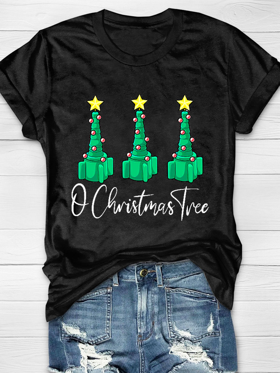 O Christmas Tree Nurse T-Shirt