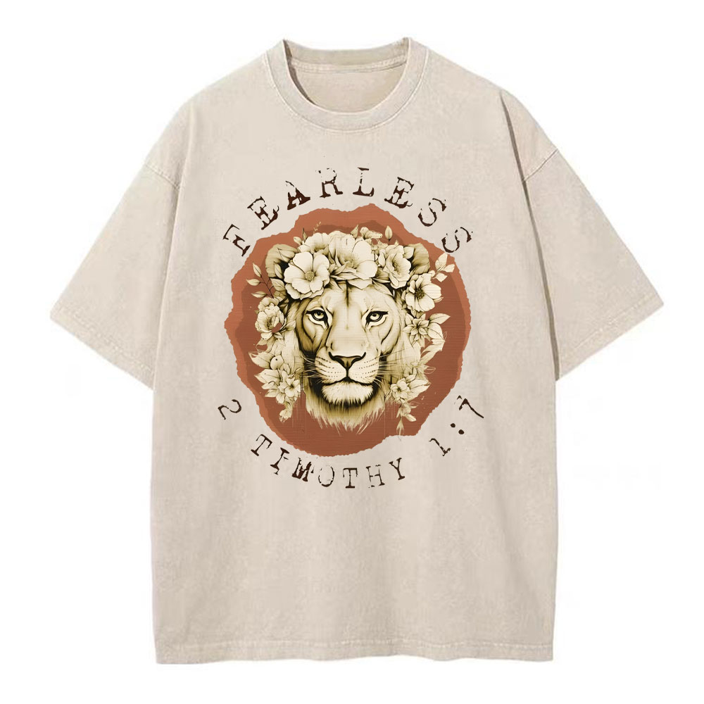 Fearless Christian Washed T-Shirt