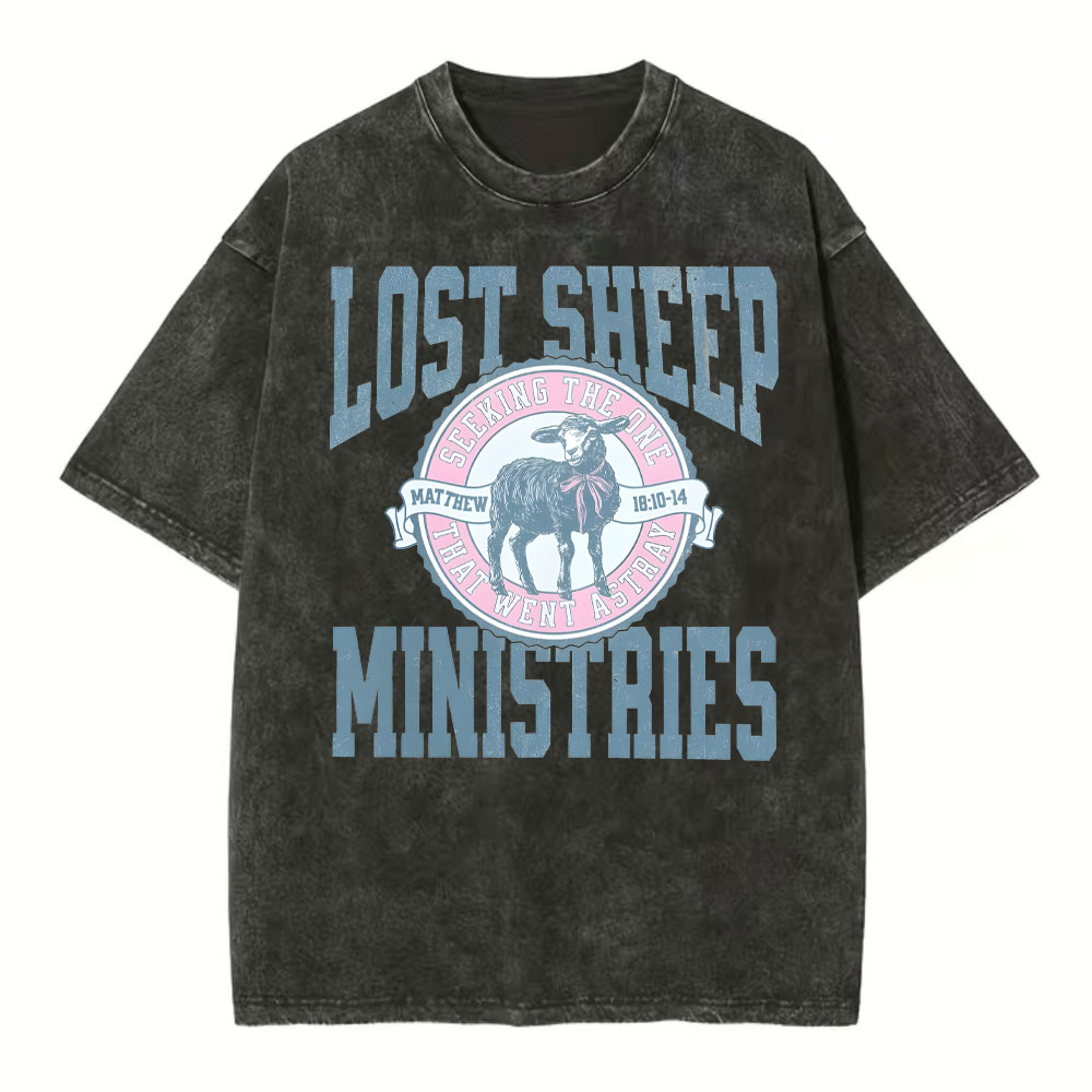 Lost Sheep Ministries Christian Washed T-Shirt