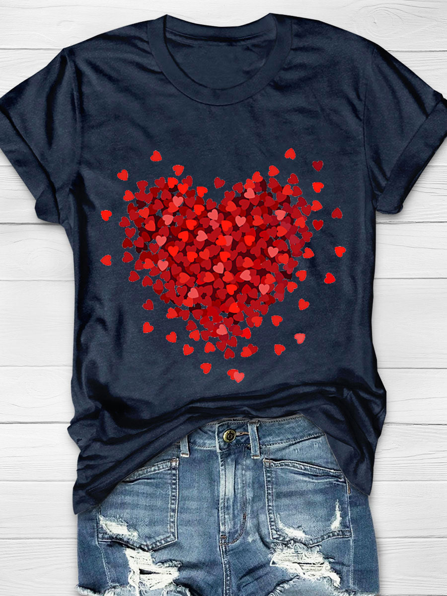 Let Love Fill Your Heart Nurse T-Shirt