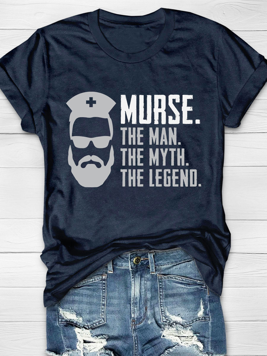 Funny Murse Male Nurse RN LPN CNA Essential T-Shirt
