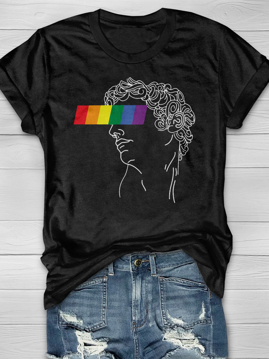 Lgbt Human print T-shirt