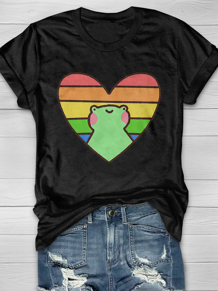 Pride Froggie Print T-shirt
