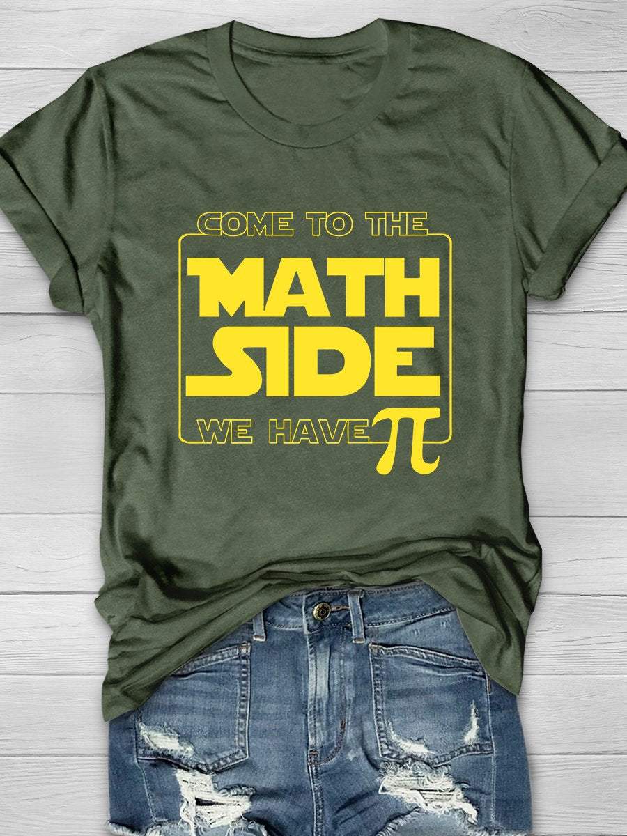 Math Geek Print Short Sleeve T-shirt