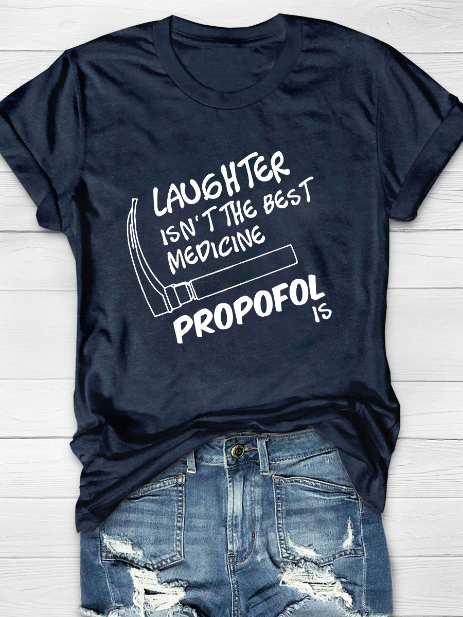 Propofol is the best medicine Fitted T-Shirt