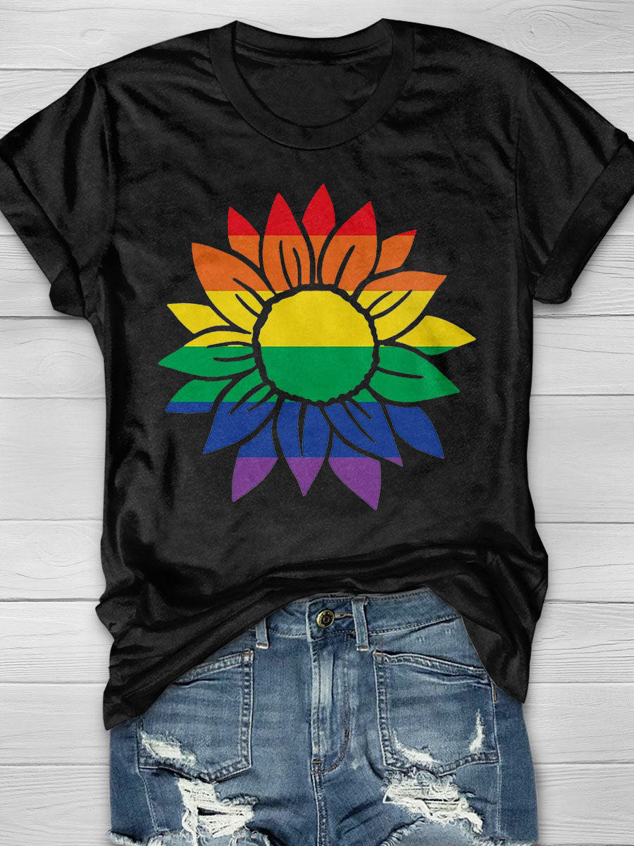 Sunflower Lover print T-shirt