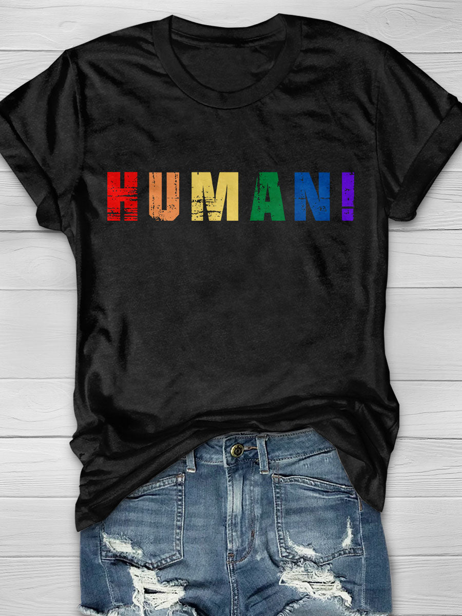 Human Print T-shirt