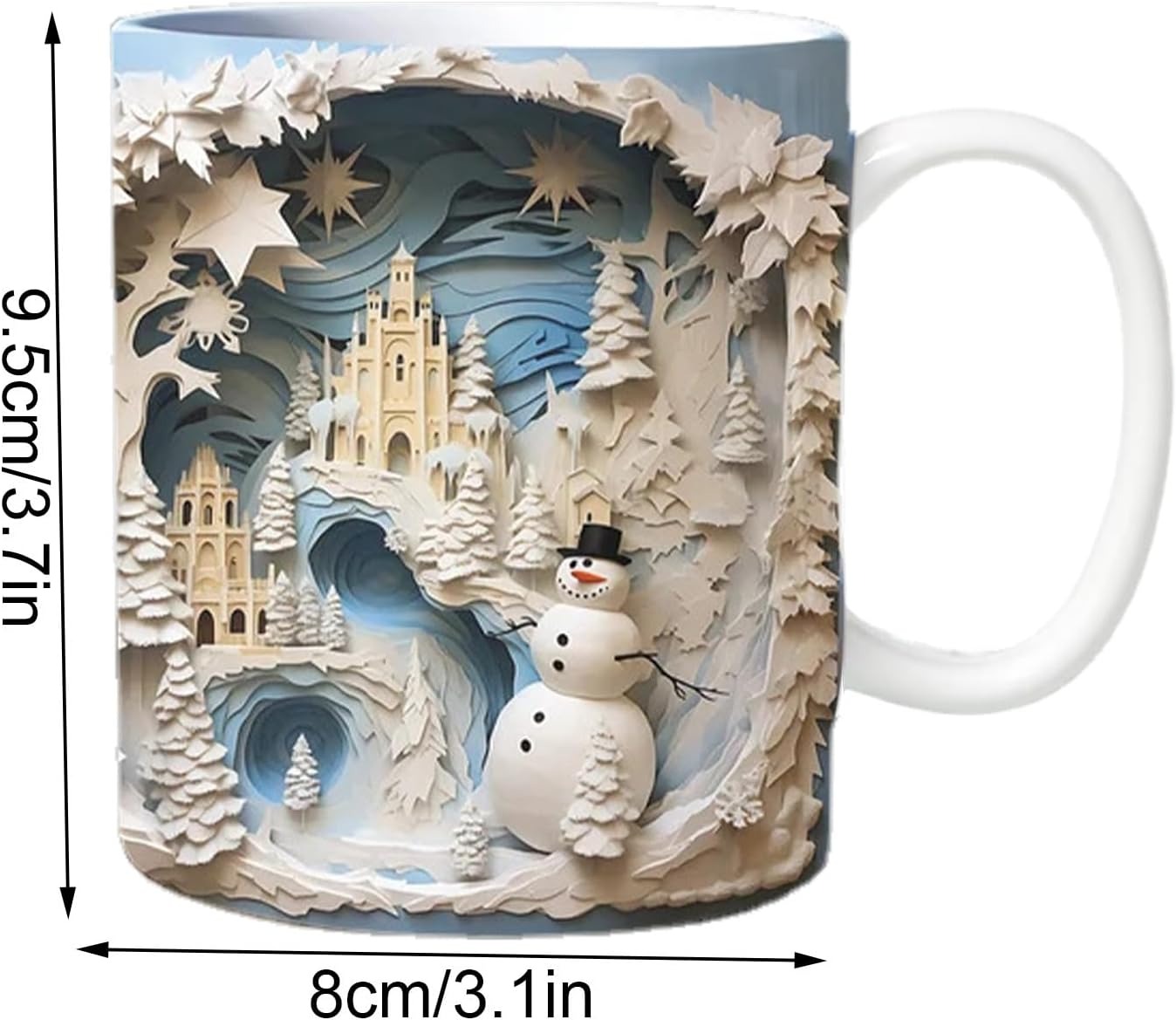 🎁3D Bookshelf Mug Christmas Gift