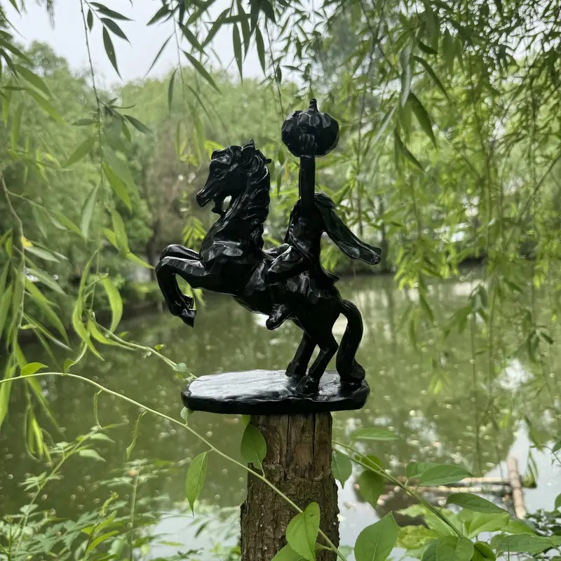 🐎Pumpkin Headless Horseman Ornament