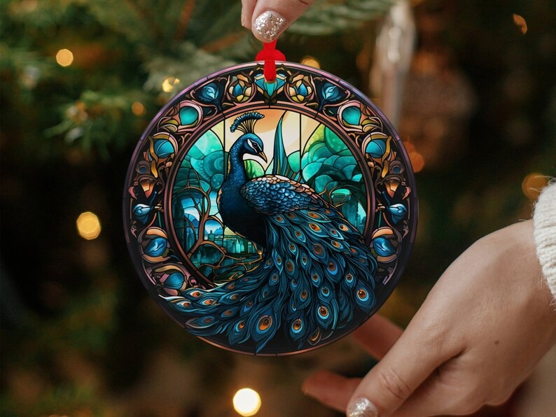 🦚Peacock Christmas Tree Decoration