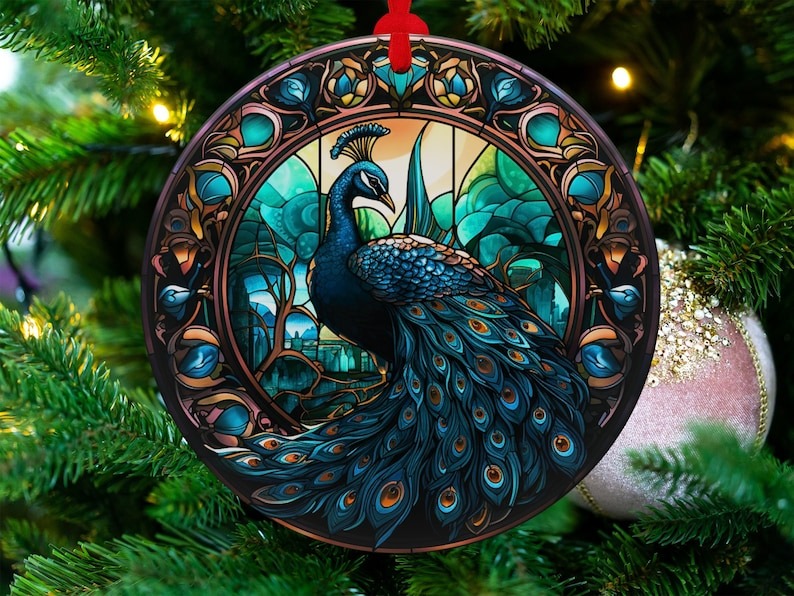 🦚Peacock Christmas Tree Decoration