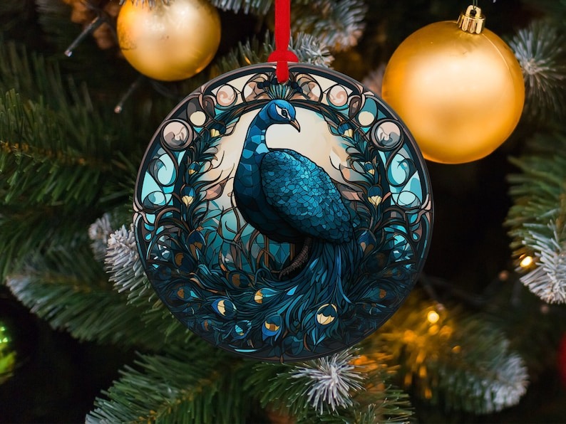 🦚Peacock Christmas Tree Decoration