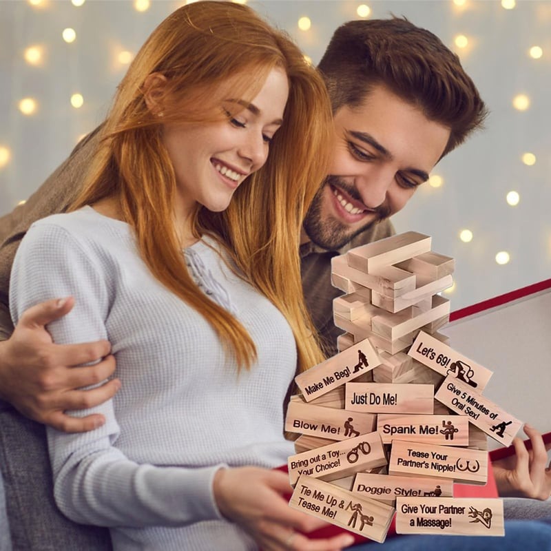 Super Naughty Block Tower Jenga Game