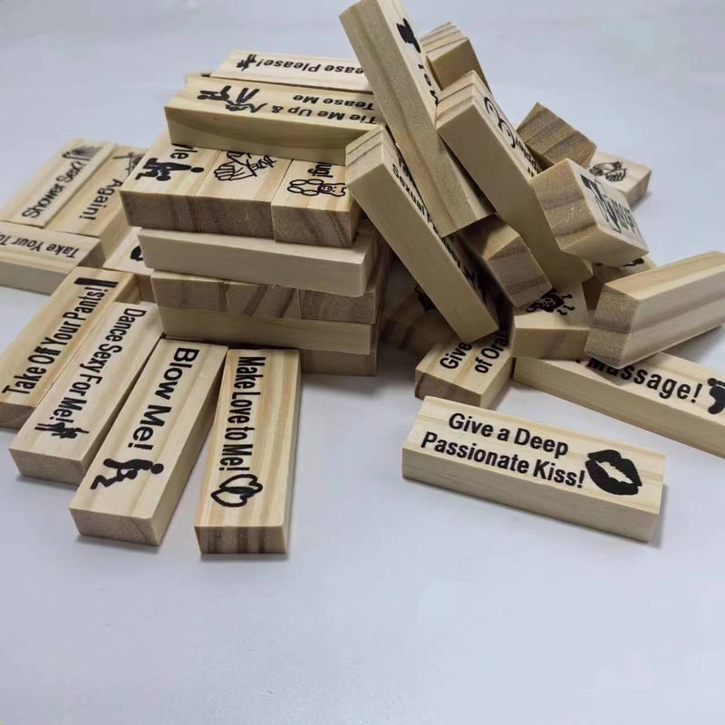 Super Naughty Block Tower Jenga Game