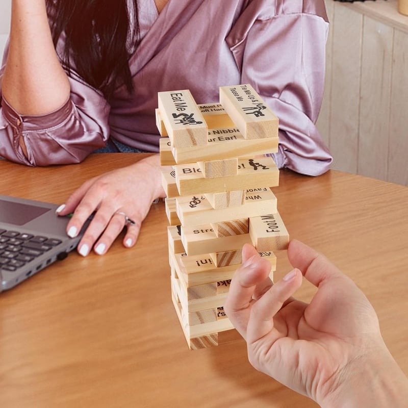 Super Naughty Block Tower Jenga Game