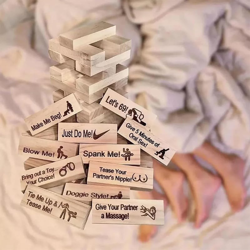 Super Naughty Block Tower Jenga Game