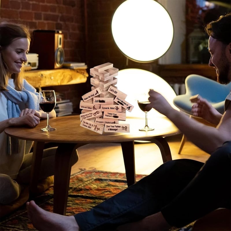 Super Naughty Block Tower Jenga Game