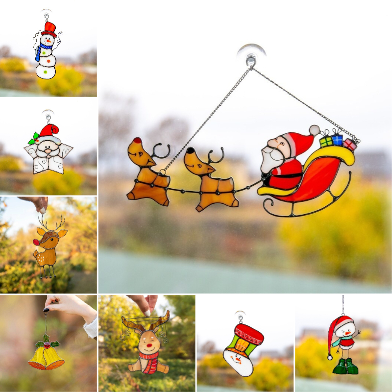 🔥Hot Sale 50% Off🔥🎅Christmas Suncatcher Gift🎁
