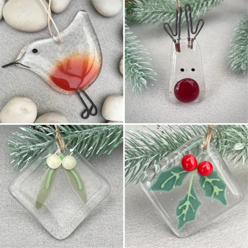 🎄Christmas Hot Sale✨Glass Christmas Tree Decoration