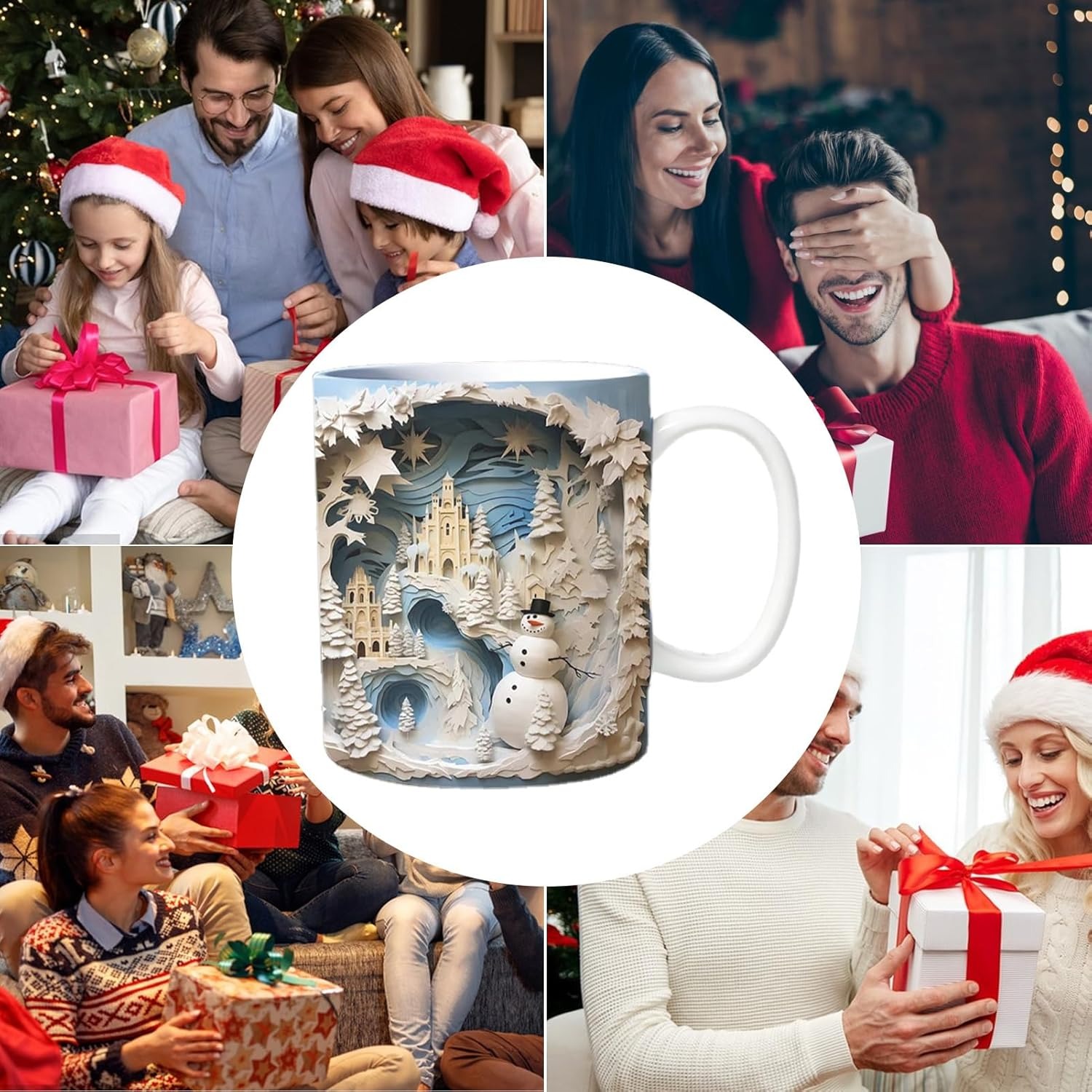 🎁3D Bookshelf Mug Christmas Gift