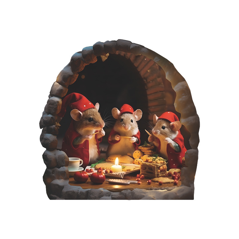🐭3D Mouse Sticker