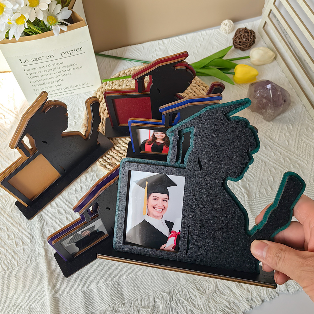 🎓2024 Graduation Photo Wooden Photo Frame Ornaments-Perfect Gift💝