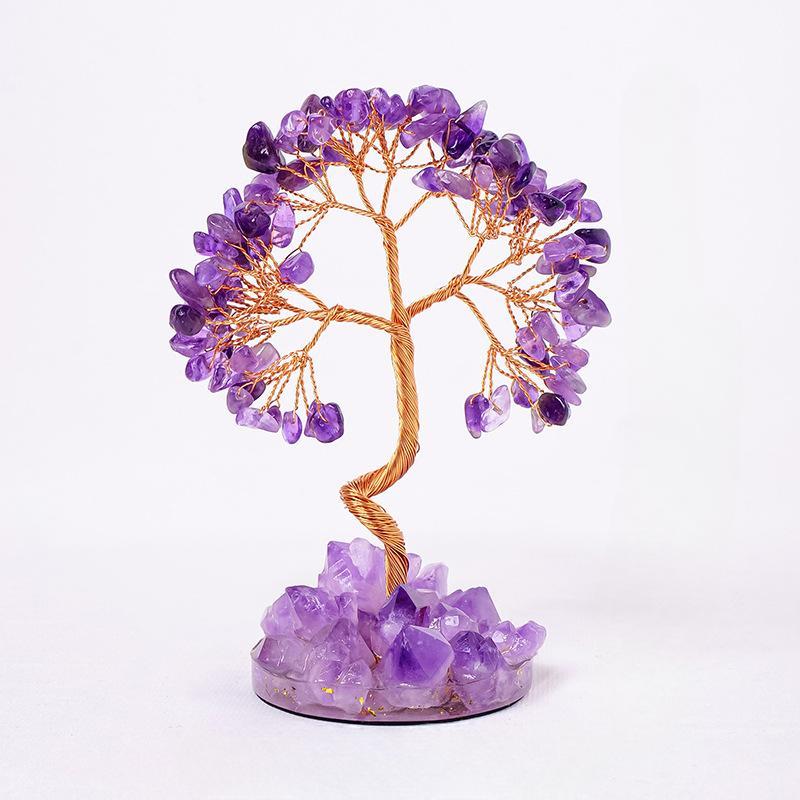 Original Stone Crystal Tree - Handmade Tree of Life🌲