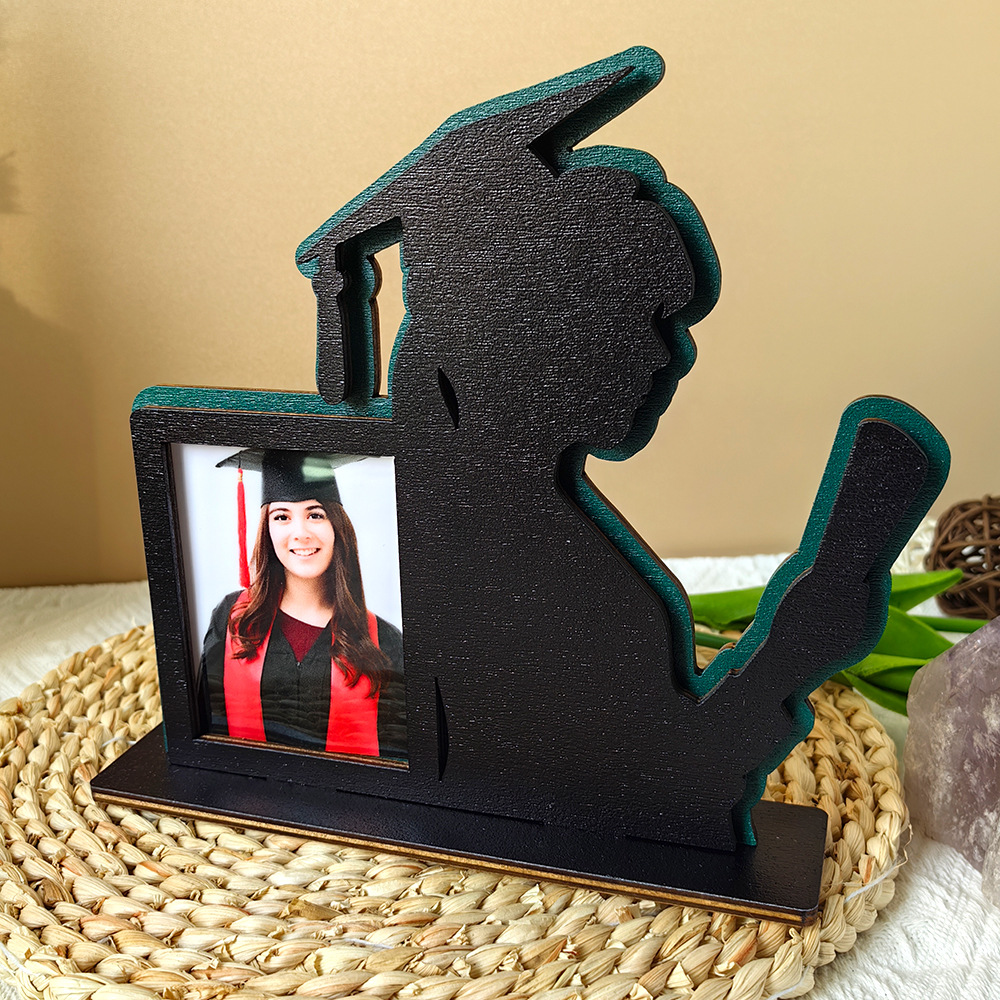 🎓2024 Graduation Photo Wooden Photo Frame Ornaments-Perfect Gift💝