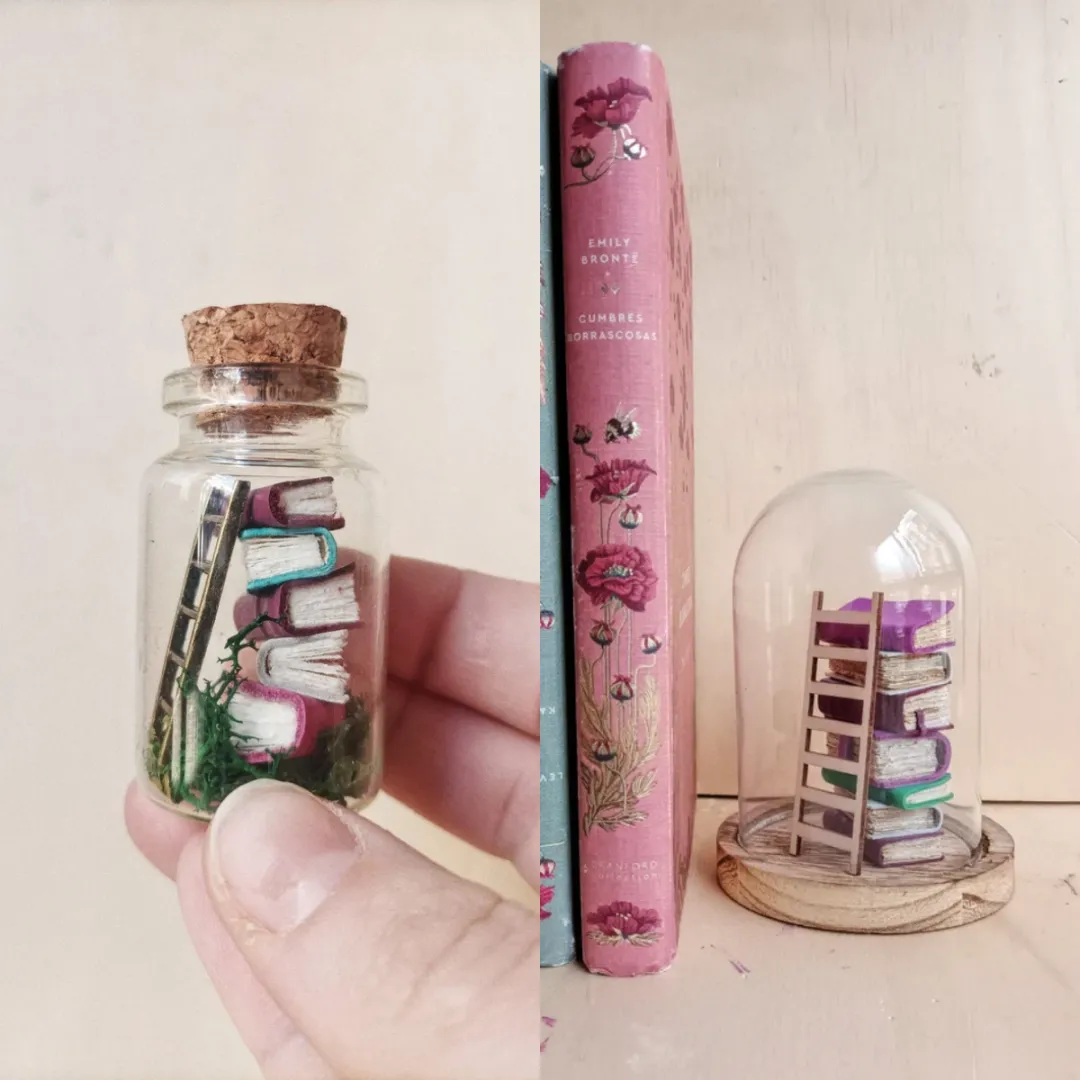 📚Little Library - Miniature book gift literature