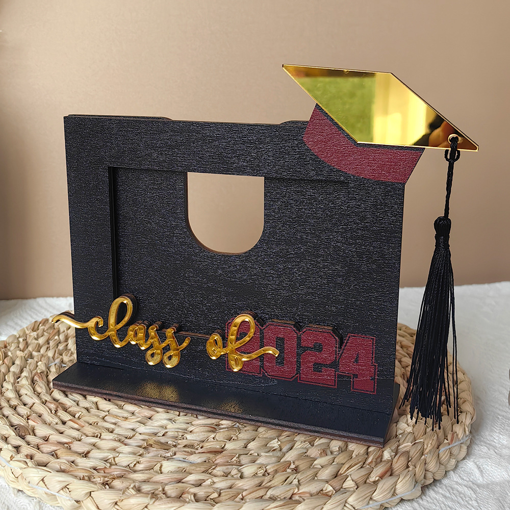 🎓2024 Graduation Photo Wooden Photo Frame Ornaments-Perfect Gift💝