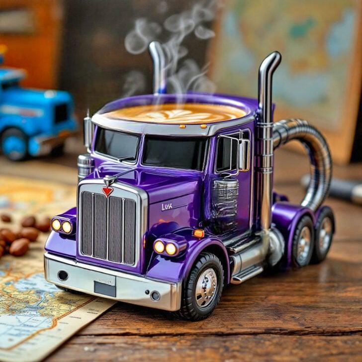 🔥Last Day Hot Sale 50% OFF NOW🔥Semi-Truck Coffee Mugs