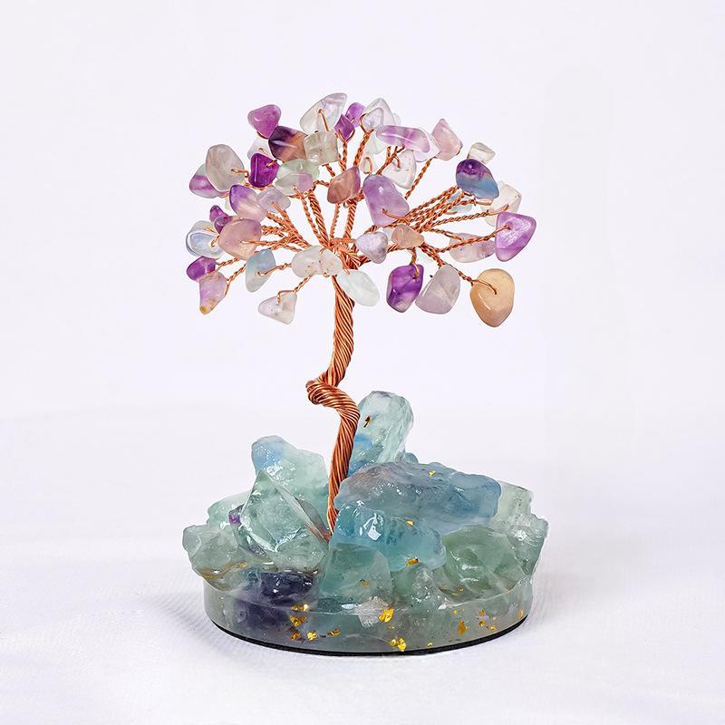 Original Stone Crystal Tree - Handmade Tree of Life🌲