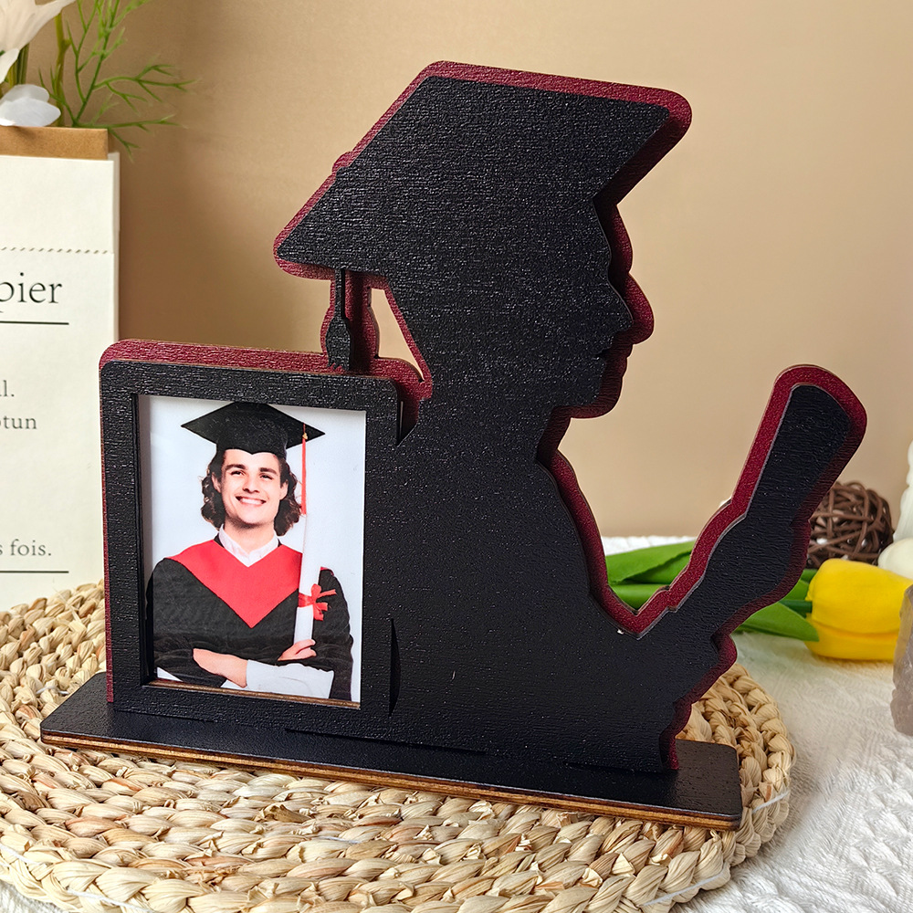 🎓2024 Graduation Photo Wooden Photo Frame Ornaments-Perfect Gift💝