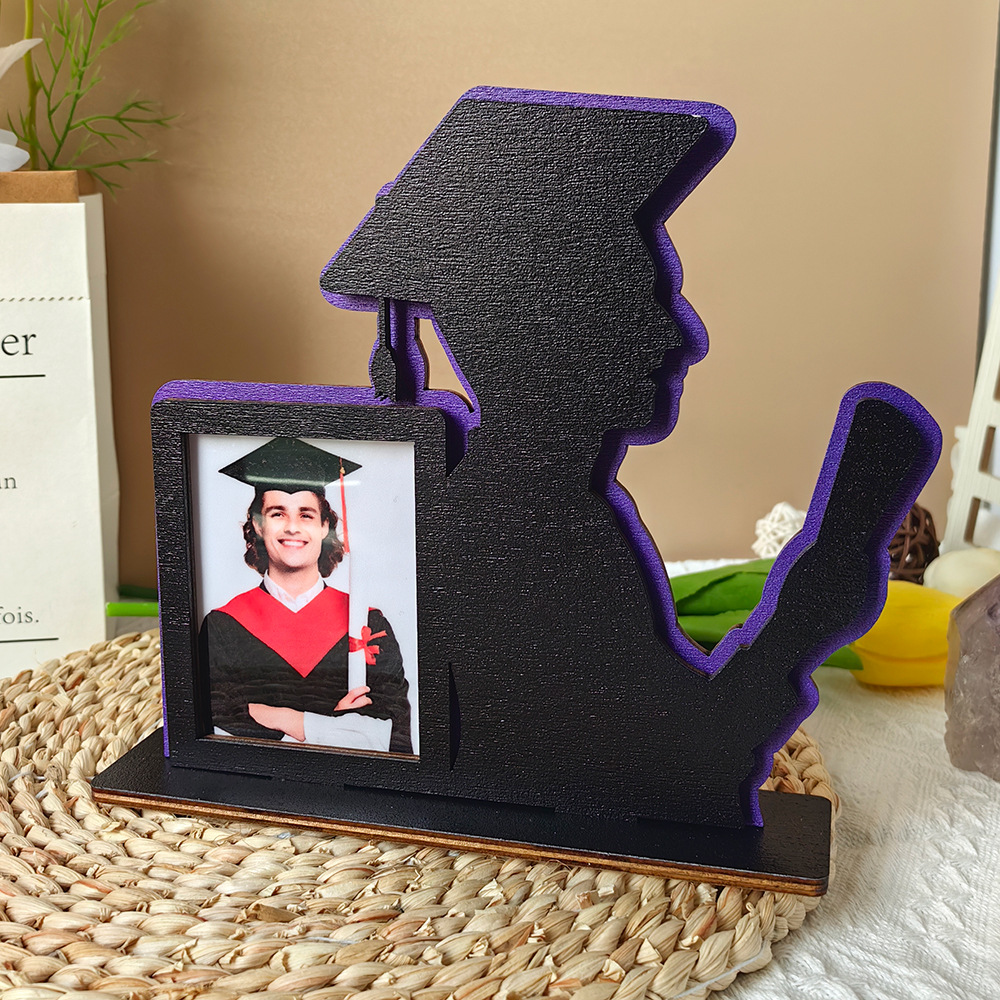 🎓2024 Graduation Photo Wooden Photo Frame Ornaments-Perfect Gift💝