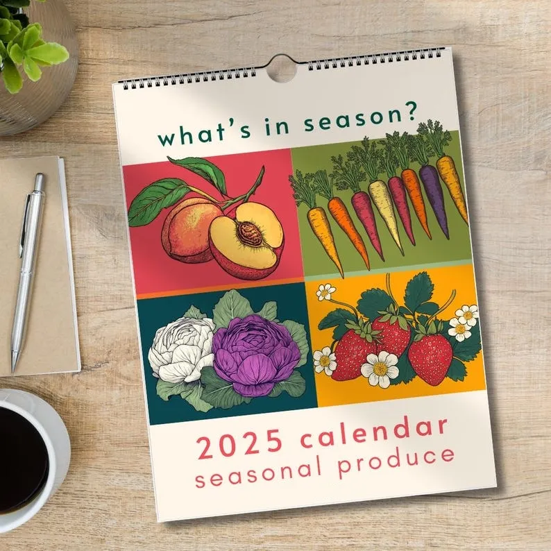 🥕2025 Calendar : Seasonal Produce