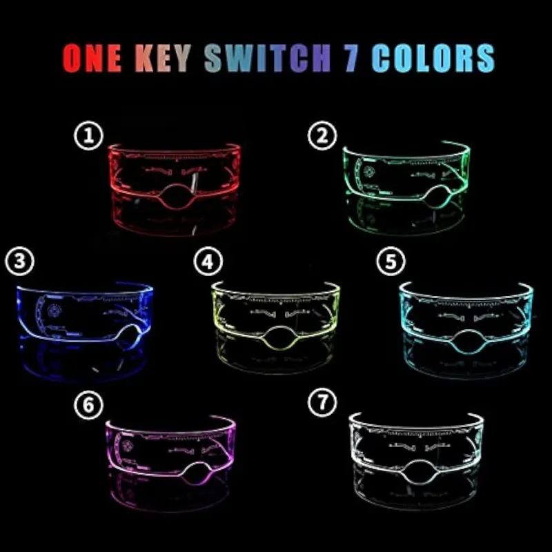 🔥Hot Sale-🌈Neon LED Technology Luminous Glasses👓