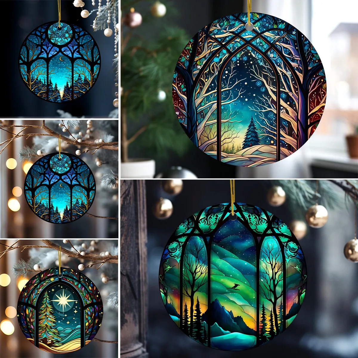 Northern Lights Tree Ornament