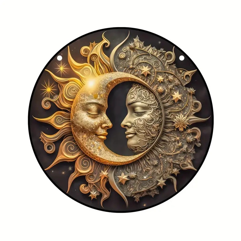 🔥Hot Sale 50% Off🔥😮Stunning Sun Tarot Card Wall Art🎇