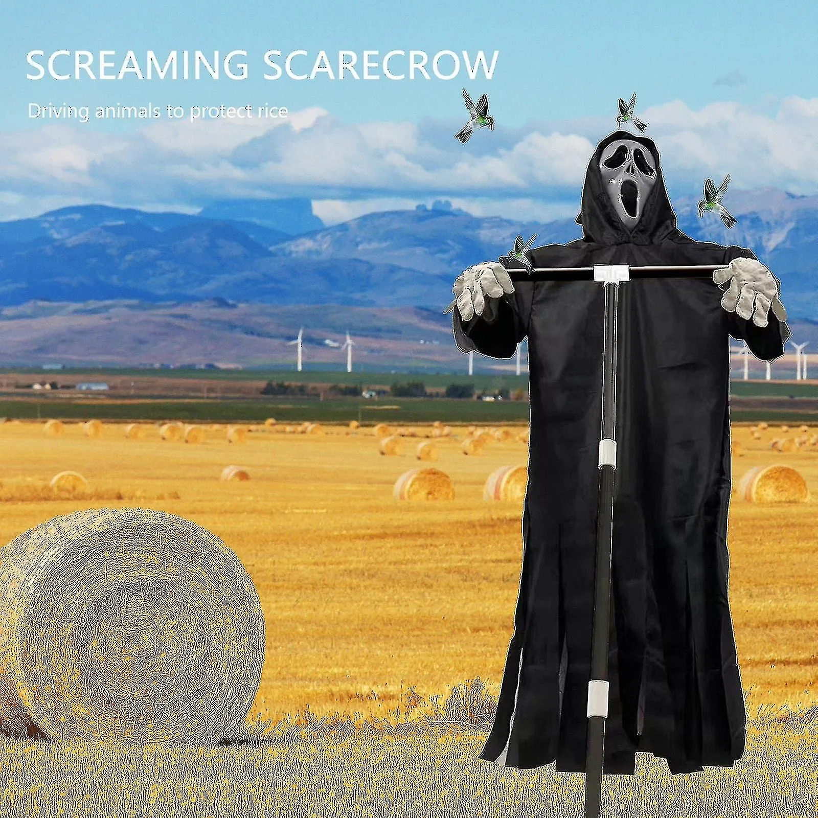 🔥50% OFF & Free Shipping🔥👻Halloween Hanging Ghost Flying Outdoor Decoration😱