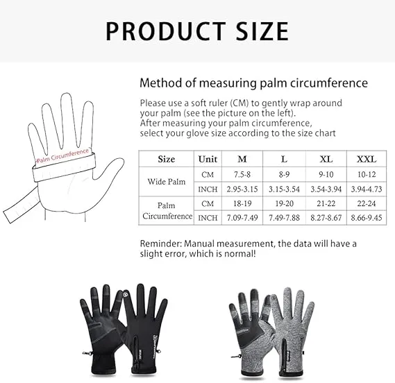 🔥Black Friday Hot Sale 75%OFF🔥 Winter Waterproof Windproof Touchscreen Gloves