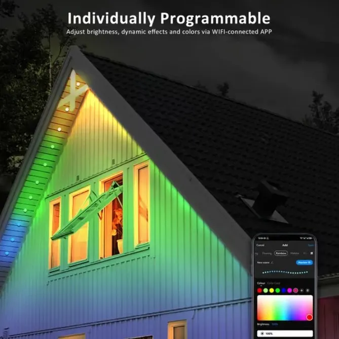 🎅 Early Christmas 49%OFF 🎅 Smart Rainbow LED Permanent Outdoor Light