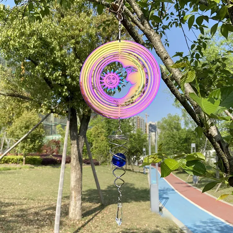 ✨🌈Colorful Rotating Wind wheel Pendant✨