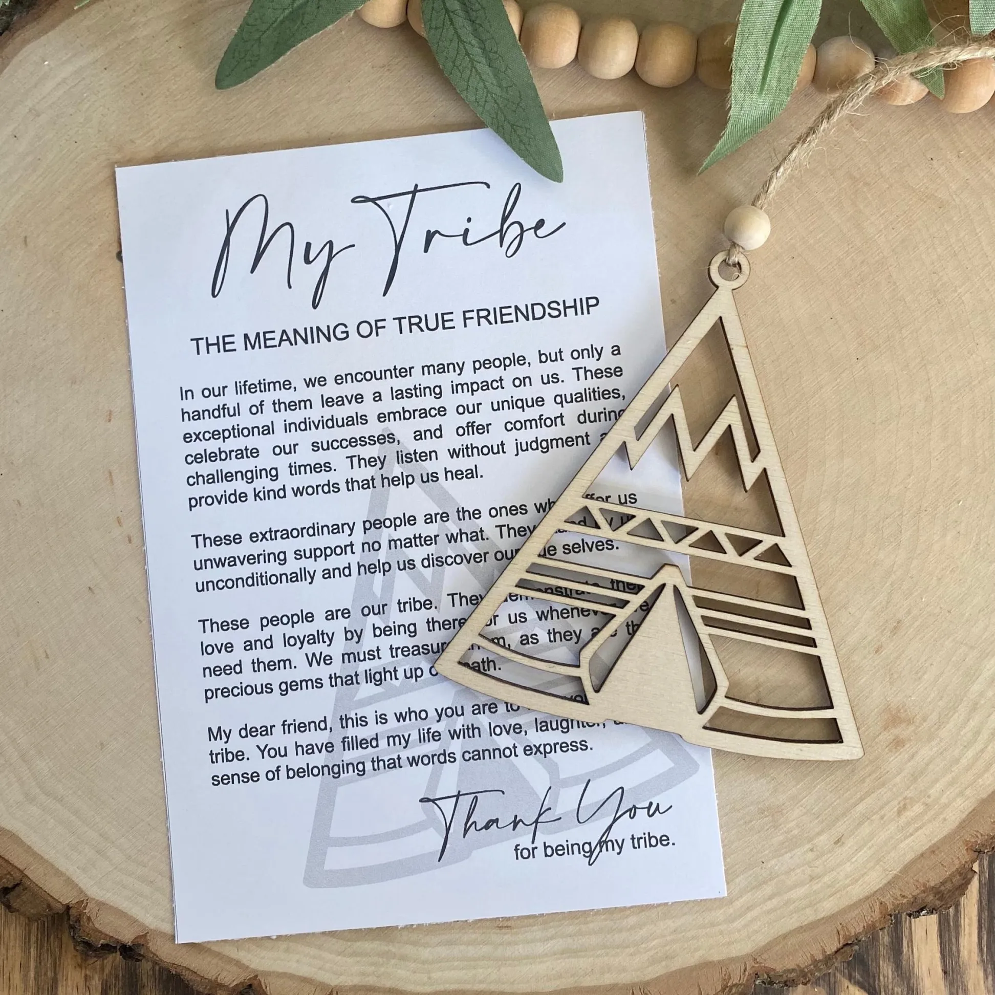 🔥LAST DAY 50% OFF - 💞Friendship Story Card Ornament