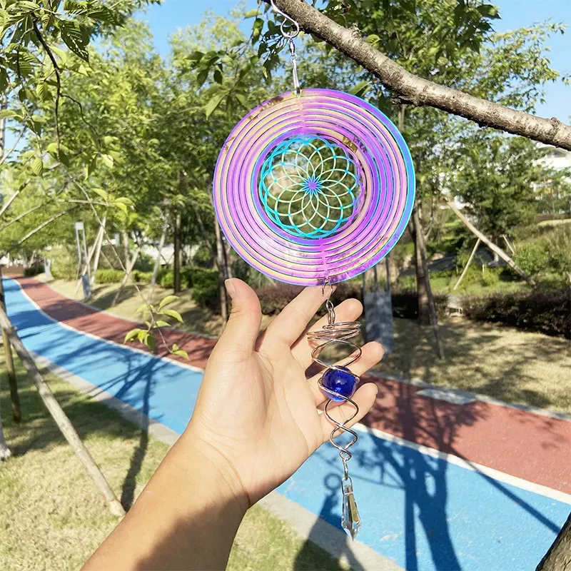 ✨🌈Colorful Rotating Wind wheel Pendant✨