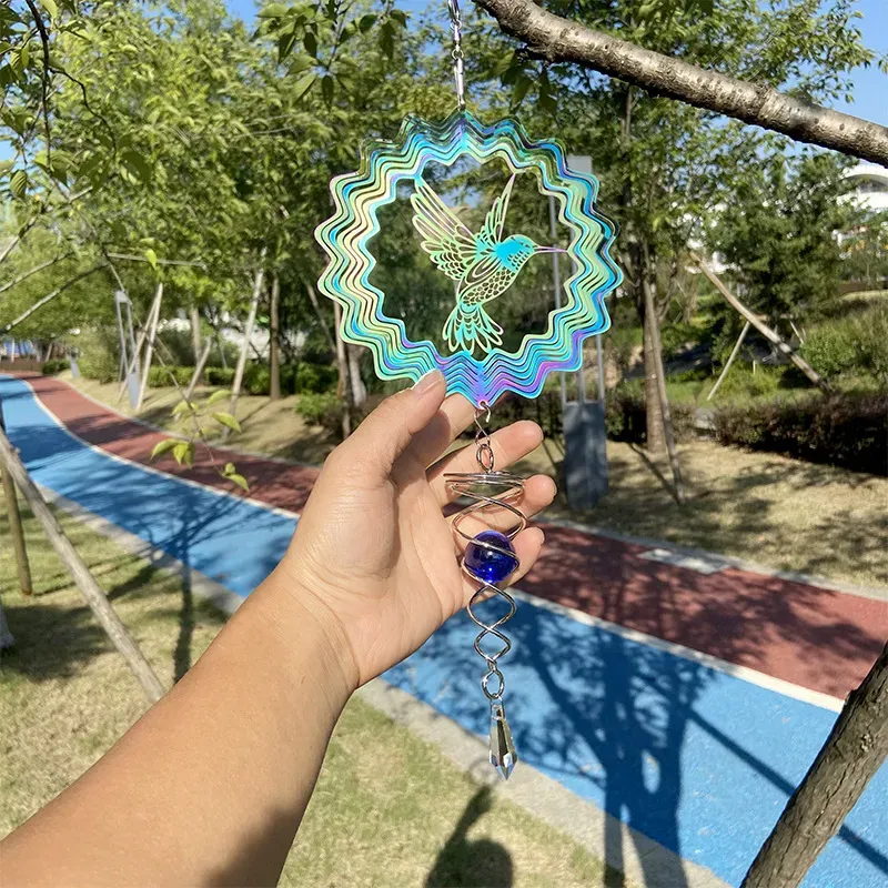 ✨🌈Colorful Rotating Wind wheel Pendant✨