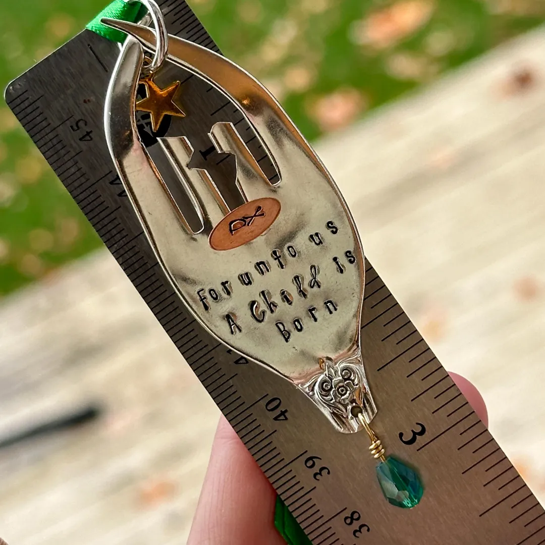 🎅2024 Christmas Gift--💖Fork Nativity Ornaments