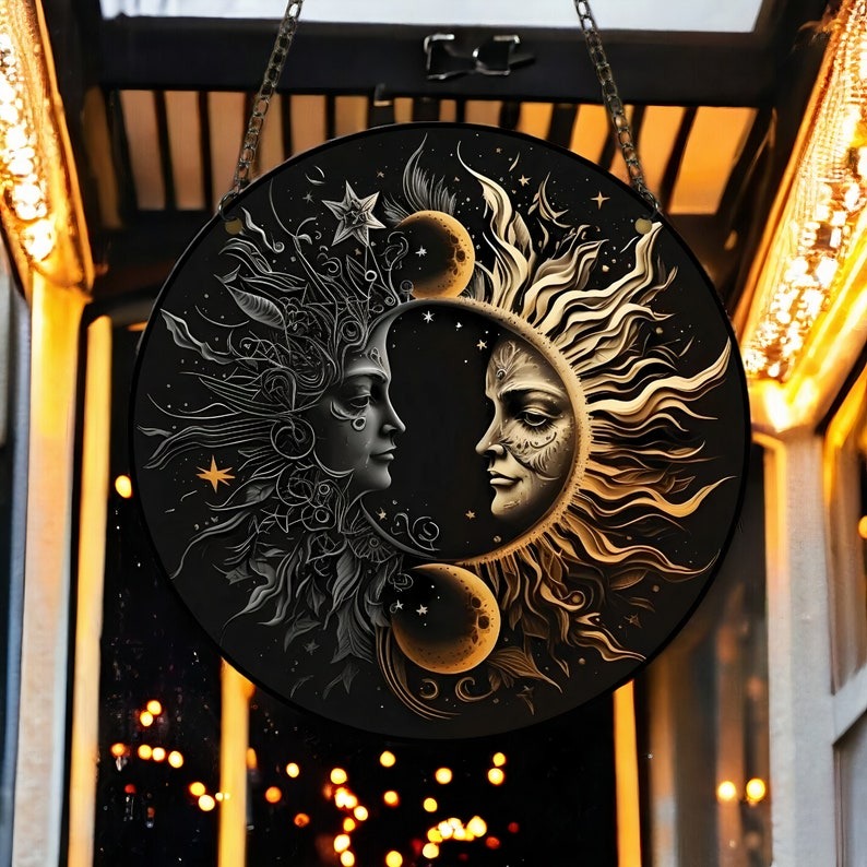 🔥Hot Sale 50% Off🔥😮Stunning Sun Tarot Card Wall Art🎇