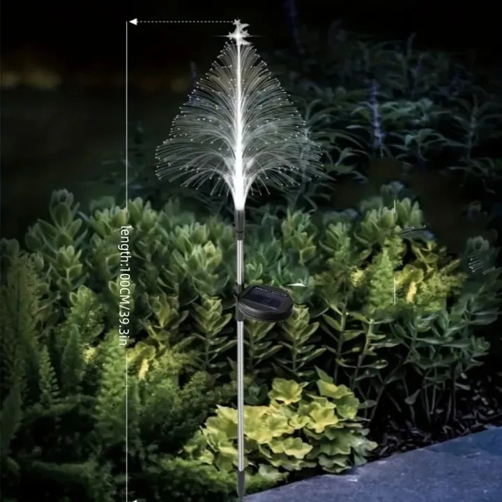 🔥Black Friday Sale 80% OFF🔥🎄7 Color Changing Solar Christmas Trees Lights🎄